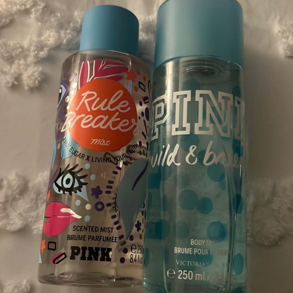 PINK rule breaker and wild & breezy perfume- make an offer